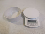 Kilotech Food Scale Off White Capacity 2-kg or 4-lb 8-oz XE2000 -- Used