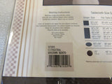 Cordoba Tablecloth Oblong 52-in x 70-in Brown Woven Checkered Pattern 57281 -- New