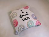 Lacourte I Donut Care Throw Pillow Sage/Multicolored Donut Scented 119737 -- Used