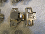 Ferrari Soft Close Compact Cabinet Hinges Lot of 8 Silver 80610MB70 -- Used