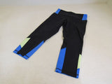 Lululemon Leggings Leggings Black/Blue/Lime Size 6 Female Adult Size 6 Solid -- Used