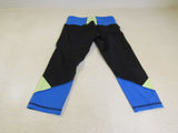 Lululemon Leggings Leggings Black/Blue/Lime Size 6 Female Adult Size 6 Solid -- Used