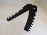 Adidas Athletic Leggings Black/White Stripes Size S Female Adult Size S Solid -- Used