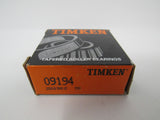 Timken Tapered Roller Bearings Wheel Bearing 09194 -- New
