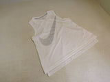 Nike Athletic Tops White Running Racerback Female Adult Size S Solid -- Used