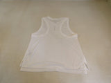 Nike Athletic Tops White Running Racerback Female Adult Size S Solid -- Used