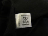 Reebok Athletic Tops Black with Gold Writing Female Adult Size S Solid -- Used