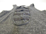 Victoria Secret Athletic Tops Dark Gray Open Back Female Adult Size S Solid -- Used