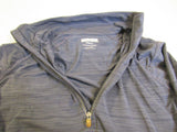 Kirkland Quarter Zip Top Jacket Pullover Dark Gray Female Adult Size S Solid -- Used