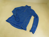 Kirkland Quarter Zip Top Jacket Pullover Turquoise Female Adult Size S Solid -- Used