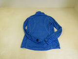 Kirkland Quarter Zip Top Jacket Pullover Turquoise Female Adult Size S Solid -- Used