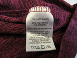 Kirkland Quarter Zip Top Jacket Pullover Maroon Female Adult Size M Solid -- Used