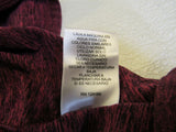 Kirkland Quarter Zip Top Jacket Pullover Maroon Female Adult Size M Solid -- Used