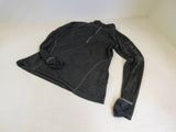 Kirkland Quarter Zip Top Jacket Pullover Charcoal Female Adult Size M Solid -- Used