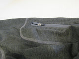 Kirkland Quarter Zip Top Jacket Pullover Charcoal Female Adult Size M Solid -- Used