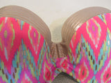 Shade & Shore Bandeau Bikini Padded Push Up 36C Female Adult Size 34C Geometric -- Used
