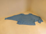 We The Free Oversized Lightweight Sweater Turquoise Female Adult Size S Solid -- Used
