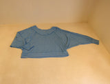 We The Free Oversized Lightweight Sweater Turquoise Female Adult Size S Solid -- Used