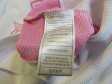 Reebok Vancouver Canucks Hockey Jersey White/Pink NHL Female Adult Size S -- Used