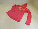 Rokfit Hooded Shirt Pink/Neon Yellow Female Adult Size L Solid -- Used