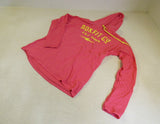 Rokfit Hooded Shirt Pink/Neon Yellow Female Adult Size L Solid -- Used