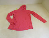 Rokfit Hooded Shirt Pink/Neon Yellow Female Adult Size L Solid -- Used