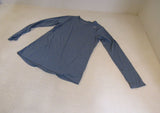 Reebok Shirt Slate Blue Female Adult Size M Solid -- Used