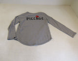 Alternative Shirt Gray Till Death Pillage Female Adult Size S Solid -- Used