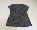 INC T Shirt Gray/Pink Female Adult Size M Not Specified -- Used