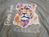 Femme Royale Barbella Shirt Gray Female Adult Size M Solid -- Used