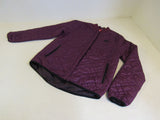 Nike Snap Up Jacket Wine/Plum Quilted Female Adult Size M Solid -- Used