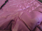 Nike Snap Up Jacket Wine/Plum Quilted Female Adult Size M Solid -- Used