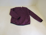 Nike Snap Up Jacket Wine/Plum Quilted Female Adult Size M Solid -- Used