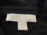 Michael Kors Dress Black Zip Up Female Adult Size S Solid -- Used