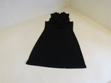 Halo Dress Ruffle Front Female Adult Size M Blacks Solid -- Used