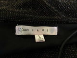 Crave Fame Top Tank, Black/Rose Gold Sparkles Female Adult Size L -- Used