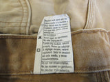 Carhartt Carpenter Original Fit Painter Shorts Tan Male Adult Size 36 -- Used