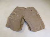 Carhartt Original Fit Painter Shorts Tan Male Adult Size 36 -- Used