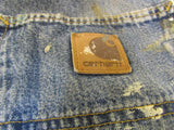 Carhartt Jean Painter Shorts Blue Male Adult Size 36 -- Used