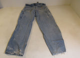 Carhartt Dungaree Fit Jean Painter Pants Blue Male Adult Size 38 x 34 -- Used