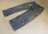 Carhartt Dungaree Fit Jean Painter Pants Blue Male Adult Size 38 x 34 -- Used
