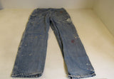 Carhartt Dungaree Fit Jean Painter Pants Blue Male Adult Size 38 x 34 -- Used