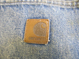 Carhartt Dungaree Fit Jean Painter Pants Blue Male Adult Size 38 x 34 -- Used