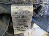 Carhartt Carpenter Gray Male Adult Size 36 x 34 -- Used
