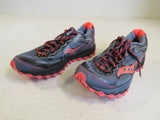 Saucony Gray/Neon Orange 4-mm Off Set Pwr Trac Bottom Female Adult Size 9 -- Used