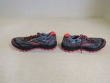Saucony Gray/Neon Orange 4-mm Off Set Pwr Trac Bottom Female Adult Size 9 -- Used