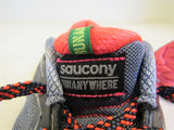 Saucony Gray/Neon Orange 4-mm Off Set Pwr Trac Bottom Female Adult Size 9 -- Used