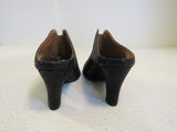 J Renee Franca Open Toe Booties Sandal Black Female Adult Size 8-1/2 Solid -- Used