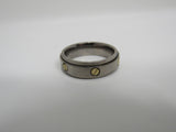 REVV Fashion Ring Silver/Gold TI 14K Male Adult Size 11 -- Used