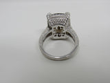 Judith Ripka Collection Ring Silver/Brown/Pink Female Adult Size 8 Solid -- Used